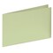 Arturo Horizontal Folded Card - 4-1/2" x 13-3/4", Celadon, Medium Greeting, Package of 100